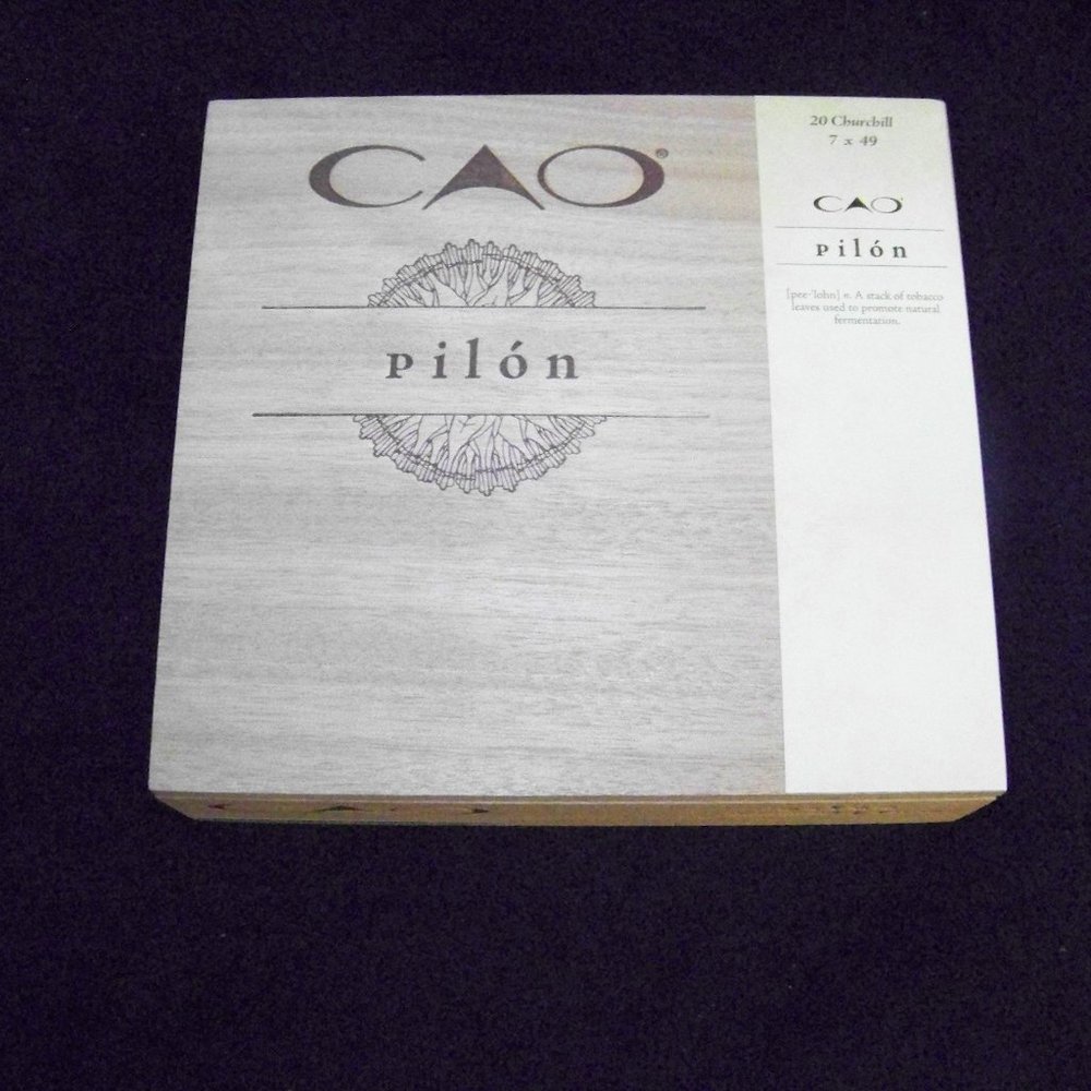 CAO pilon All Wood Empty New Cigar box.